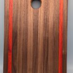 Silver-Blue Fractal Cutting Board - Image 2